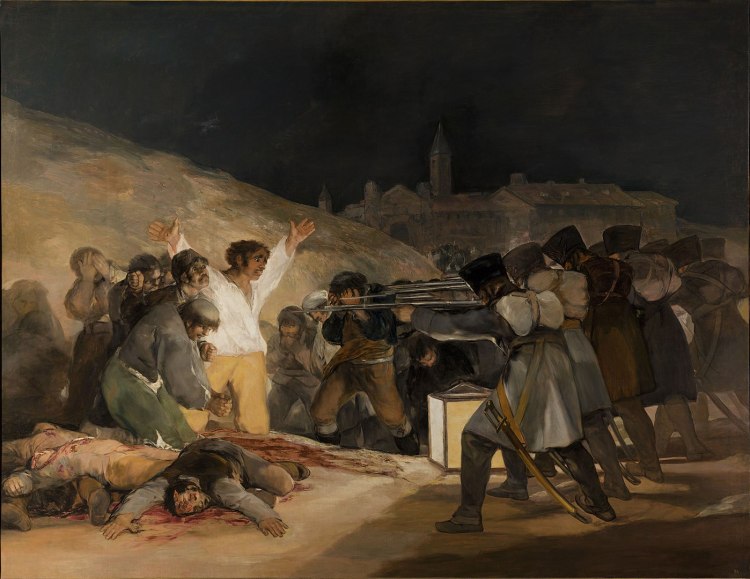Los fusilamientos del tres de mayo, Goya